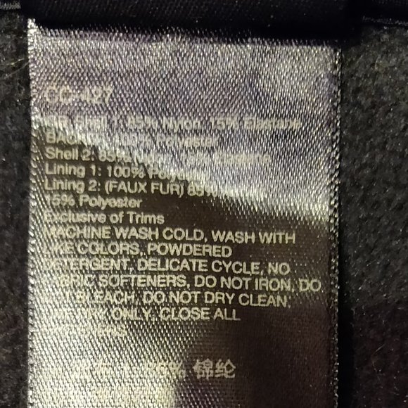 Marmot Black Soft Shell Vest With Faux Fur Hood Women's SIZE SMALL - Picture 6 of 6